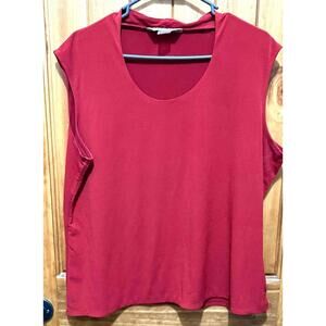 TanJay Red / Maroon Sleeveless Top - Size XL